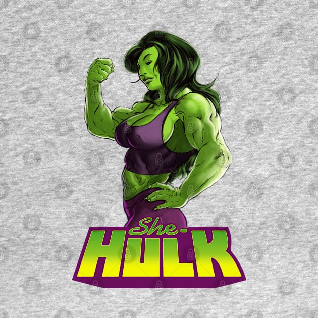 SHE-HULK by bi_sketch